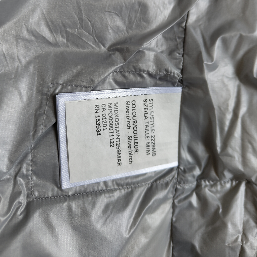 Grey/ Black Label Crofton Vest Puffer Jacket