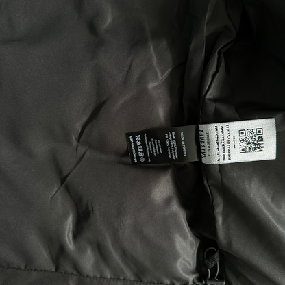 Black Decoded Hooded Puffer Jacket