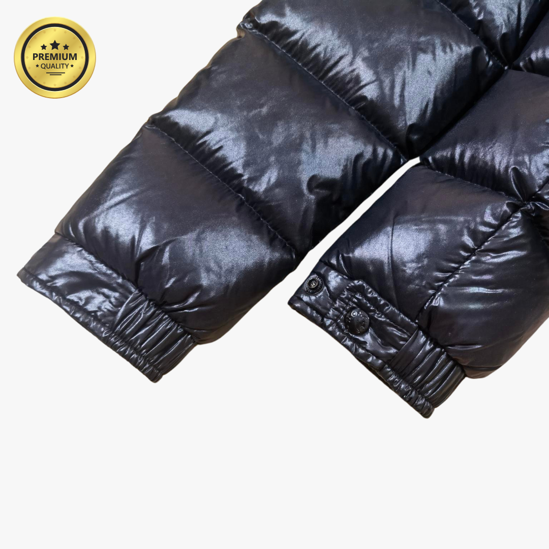 Black MAYA [Premium Quality] Hooded Puffer Jacket