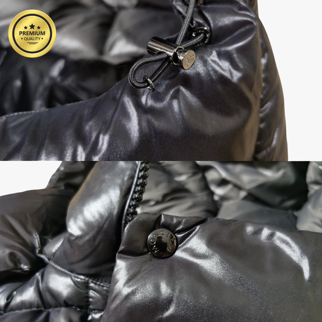 Black Vest BORMES [Premium Quality] Detachable Hooded Puffer Jacket