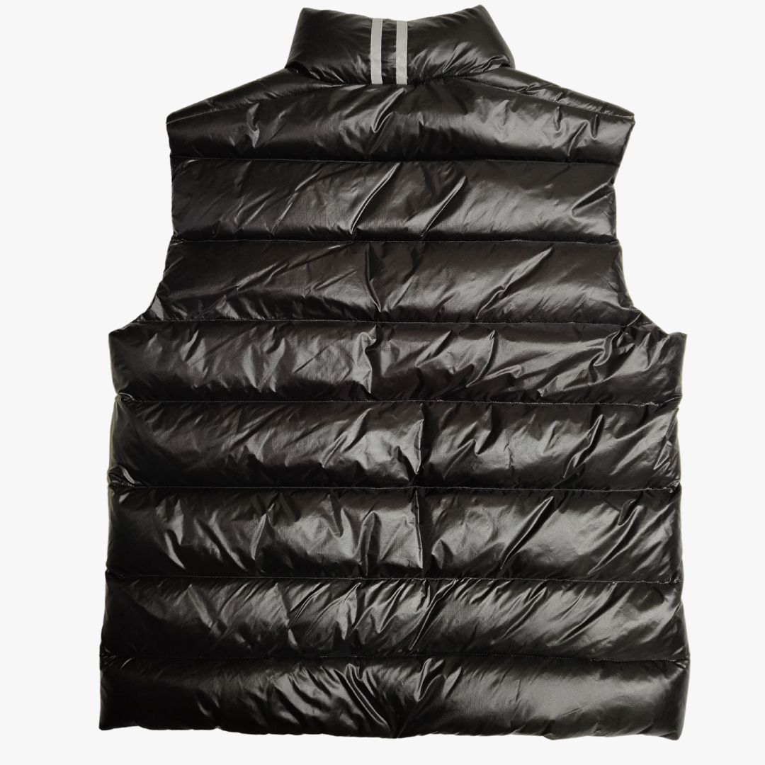 Black/ Black Label Crofton Vest Puffer Jacket
