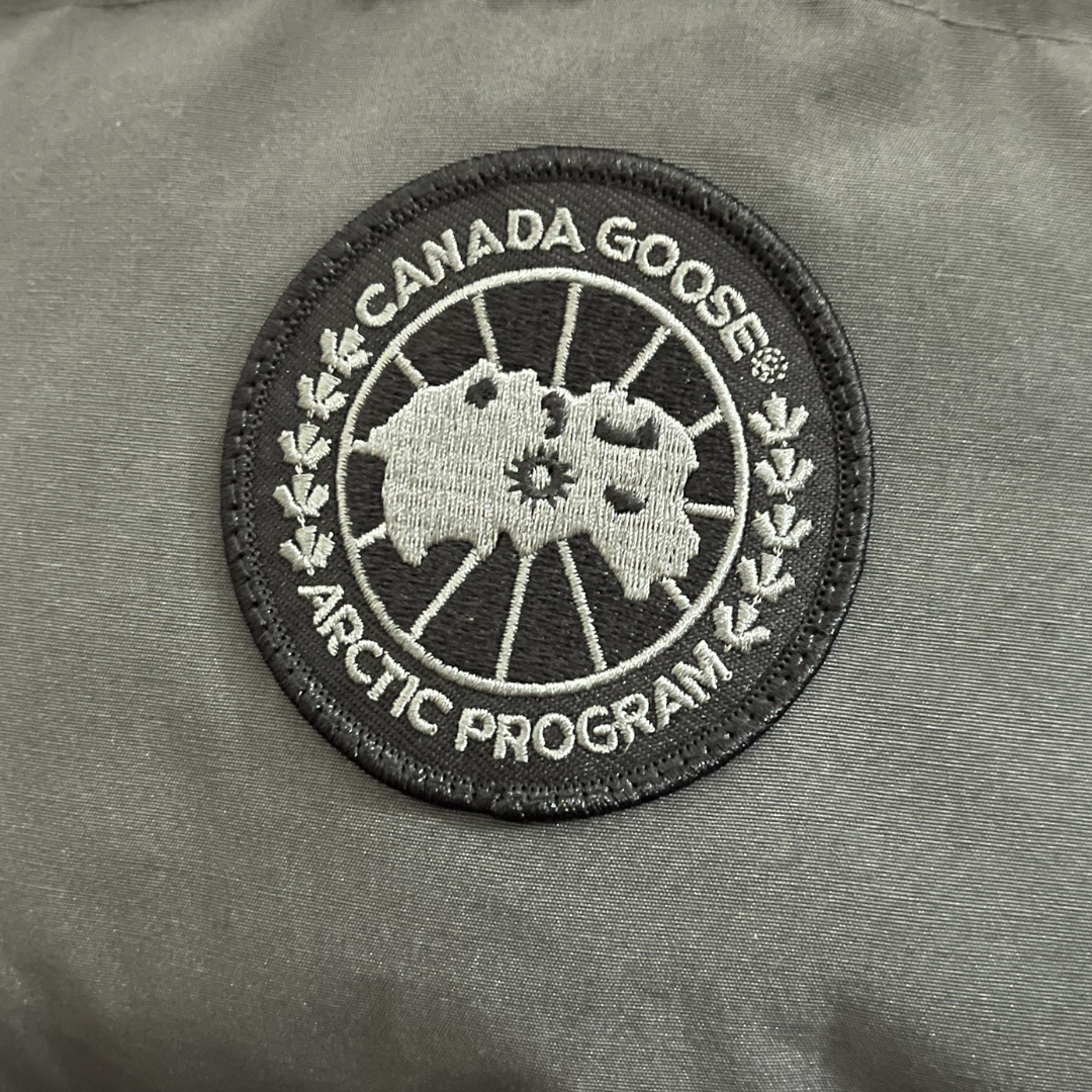 Metalic Grey/ Black Label Wyndham Hooded Puffer Jacket