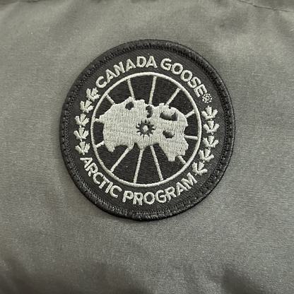 Metalic Grey/ Black Label Wyndham Hooded Puffer Jacket