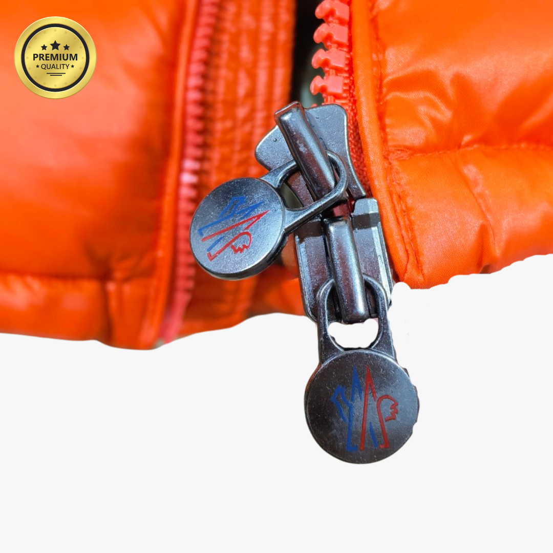 Orange MAYA [Premium Quality] Hooded Puffer Jacket