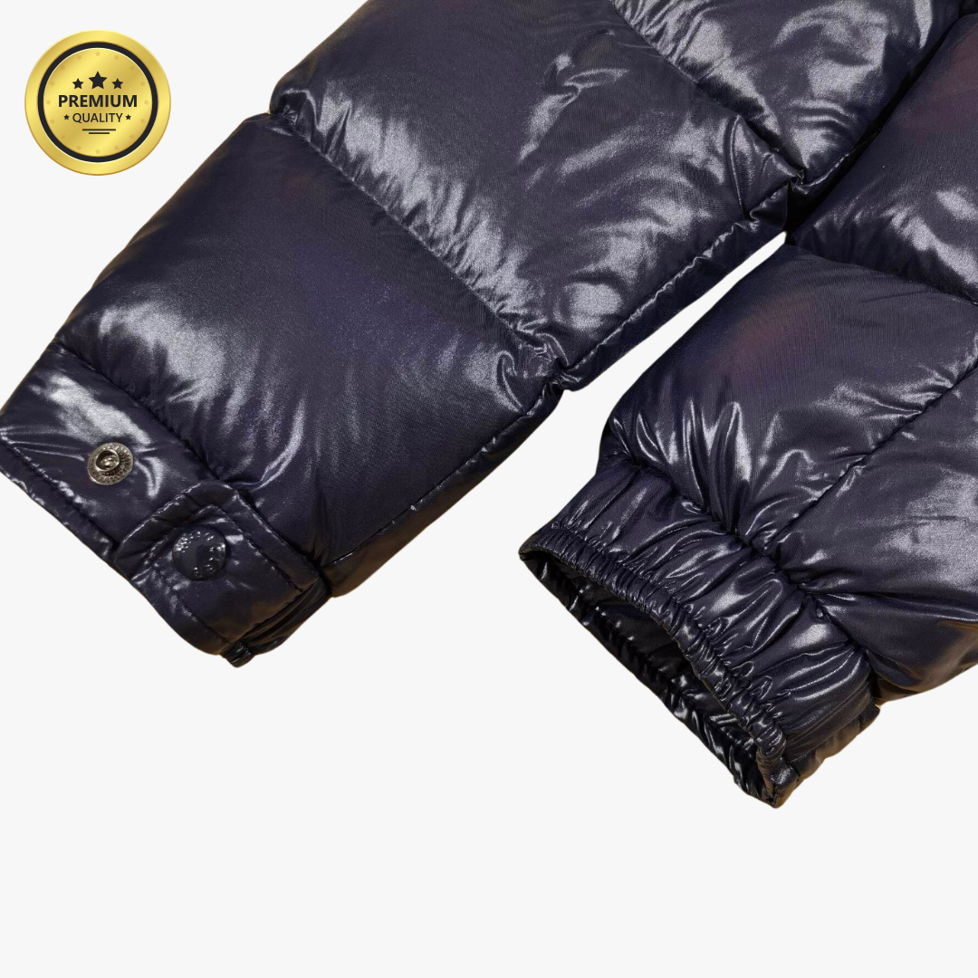 Navy Blue MAYA [Premium Quality] Hooded Puffer Jacket