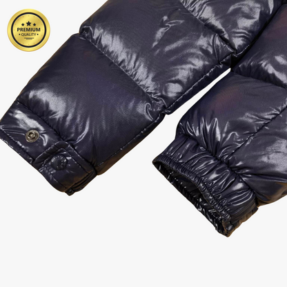 Navy Blue MAYA [Premium Quality] Hooded Puffer Jacket