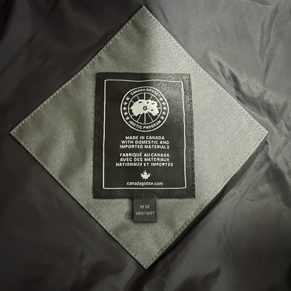 Metalic Grey/ Black Label Wyndham Hooded Puffer Jacket