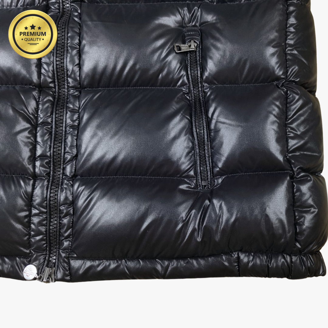 Black Vest BORMES [Premium Quality] Detachable Hooded Puffer Jacket