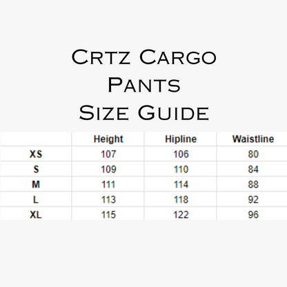 Grey/White Alcatraz Cargo Pants