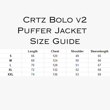 White Bolo V2 Hooded Puffer Jacket