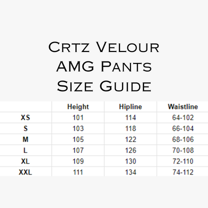 Grey Velour AMG Pants