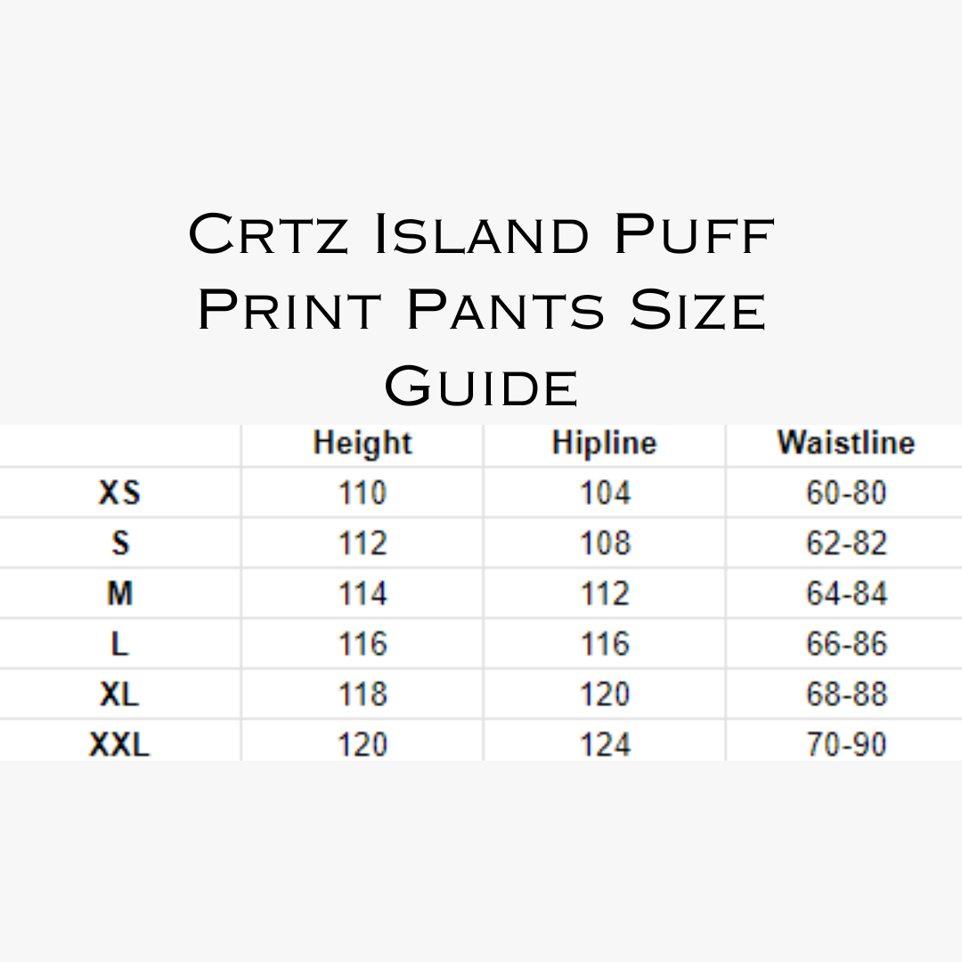 Island Puff Print Pants