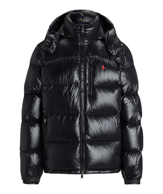 Polo Rlph Puffer Jacket - Black | Άμεσα Διαθέσιμο