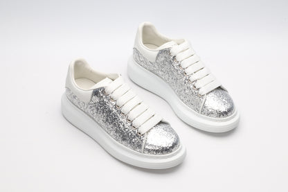 All Strass / White Sole - Silver