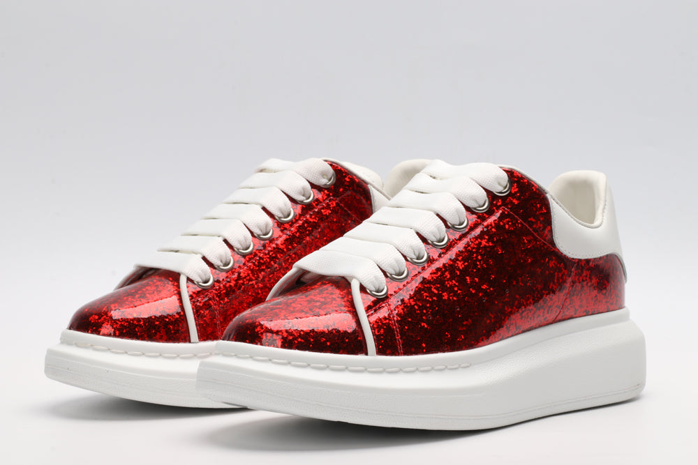 All Strass / White Sole - Blood Red
