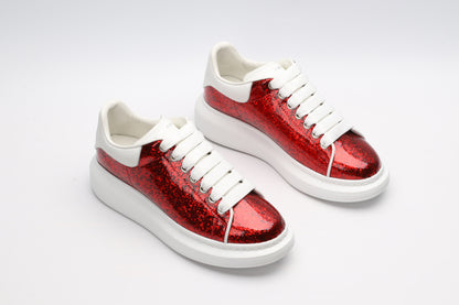 All Strass / White Sole - Blood Red