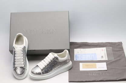 All Strass / White Sole - Silver