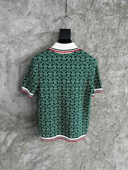 Knitted Green Pattern