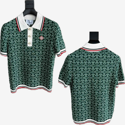 Knitted Green Pattern