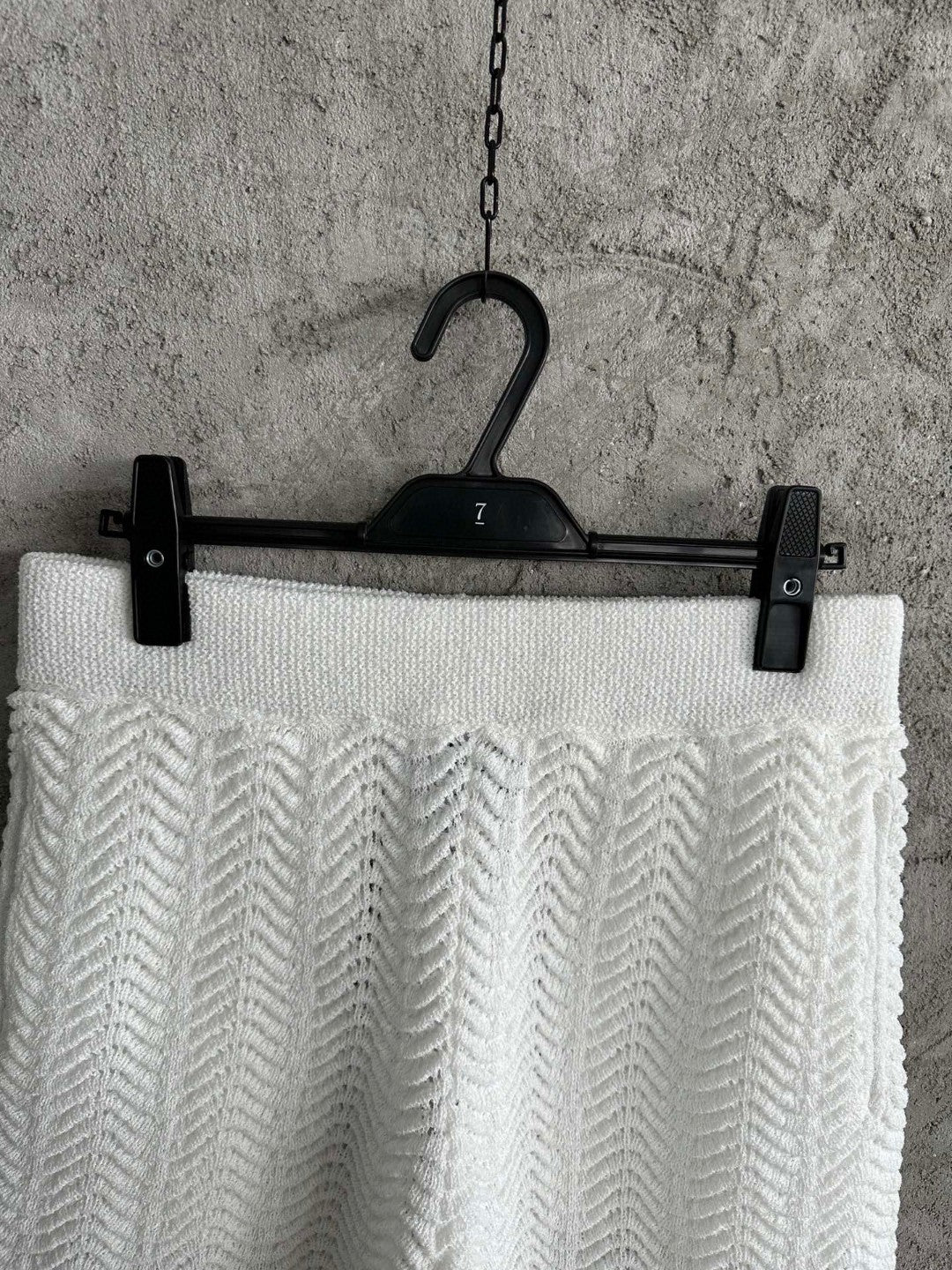 Knitted All White - Shorts