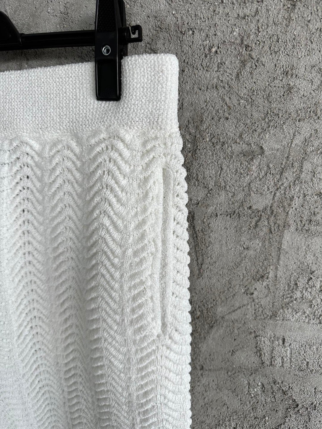 Knitted All White - Shorts