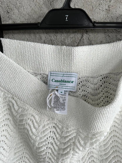 Knitted All White - Shorts