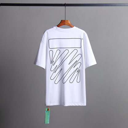 Wave Diag/Stripe 23SS - White
