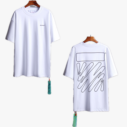 Wave Diag/Stripe 23SS - White