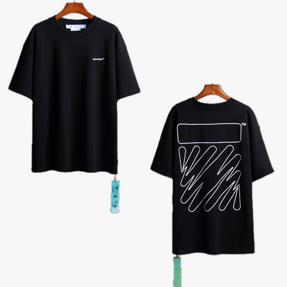 Wave Diag/Stripe 23SS - Black