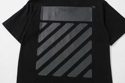 Double Diag/Stripe  - Black