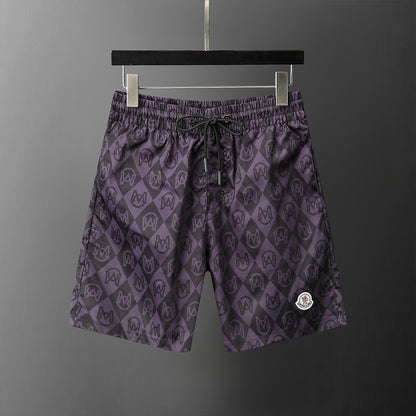 Black “M Pattern” Swimshorts
