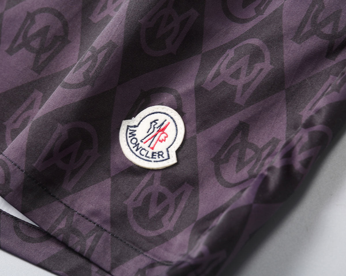 Black “M Pattern” Swimshorts