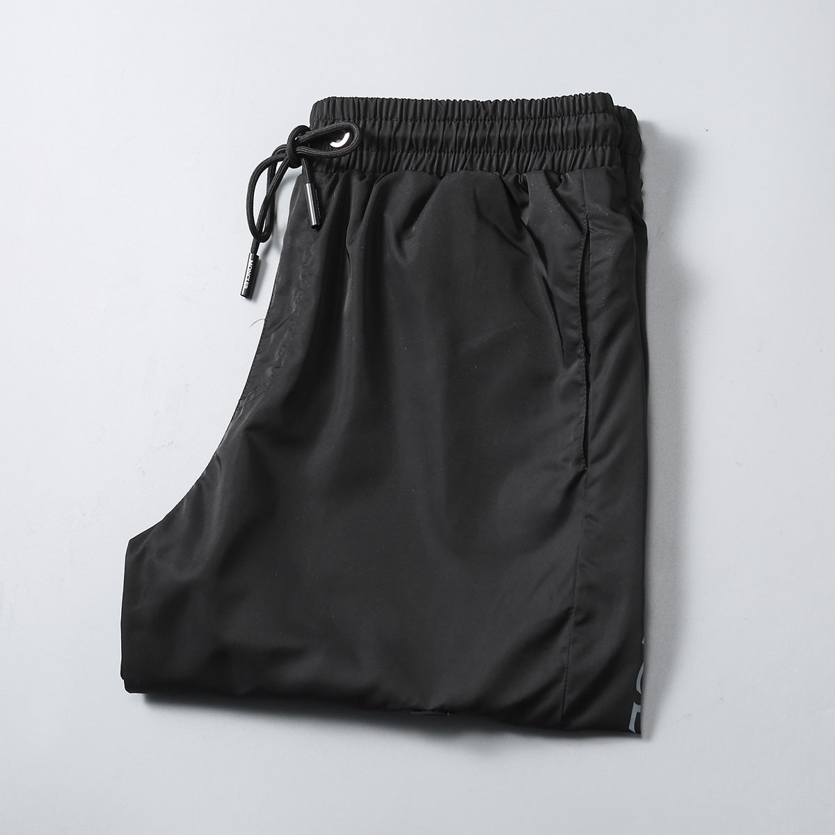 Black Logo Swimshorts - Blck/White