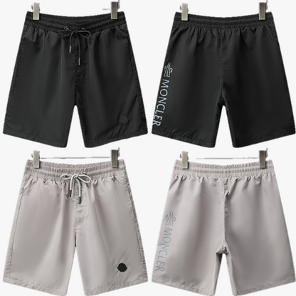 Black Logo Swimshorts - Blck/White
