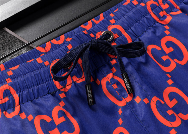 GG Pattern / Blue-Orange