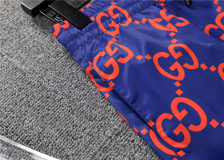 GG Pattern / Blue-Orange