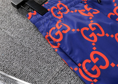 GG Pattern / Blue-Orange