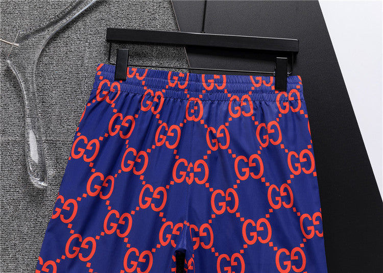 GG Pattern / Blue-Orange