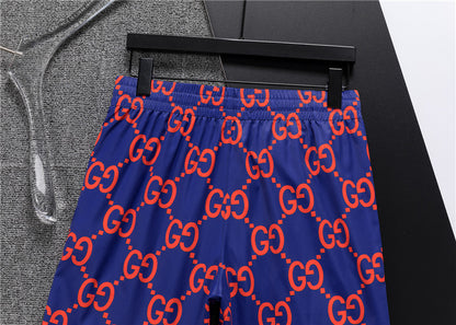 GG Pattern / Blue-Orange