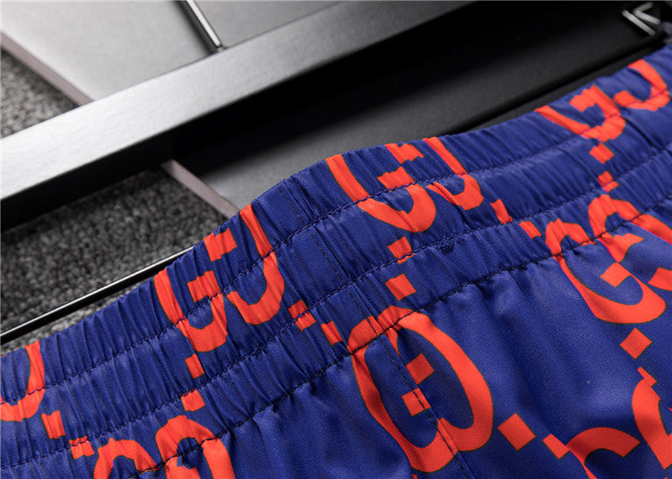 GG Pattern / Blue-Orange