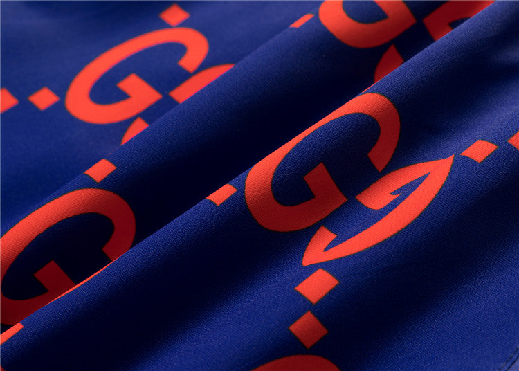 GG Pattern / Blue-Orange