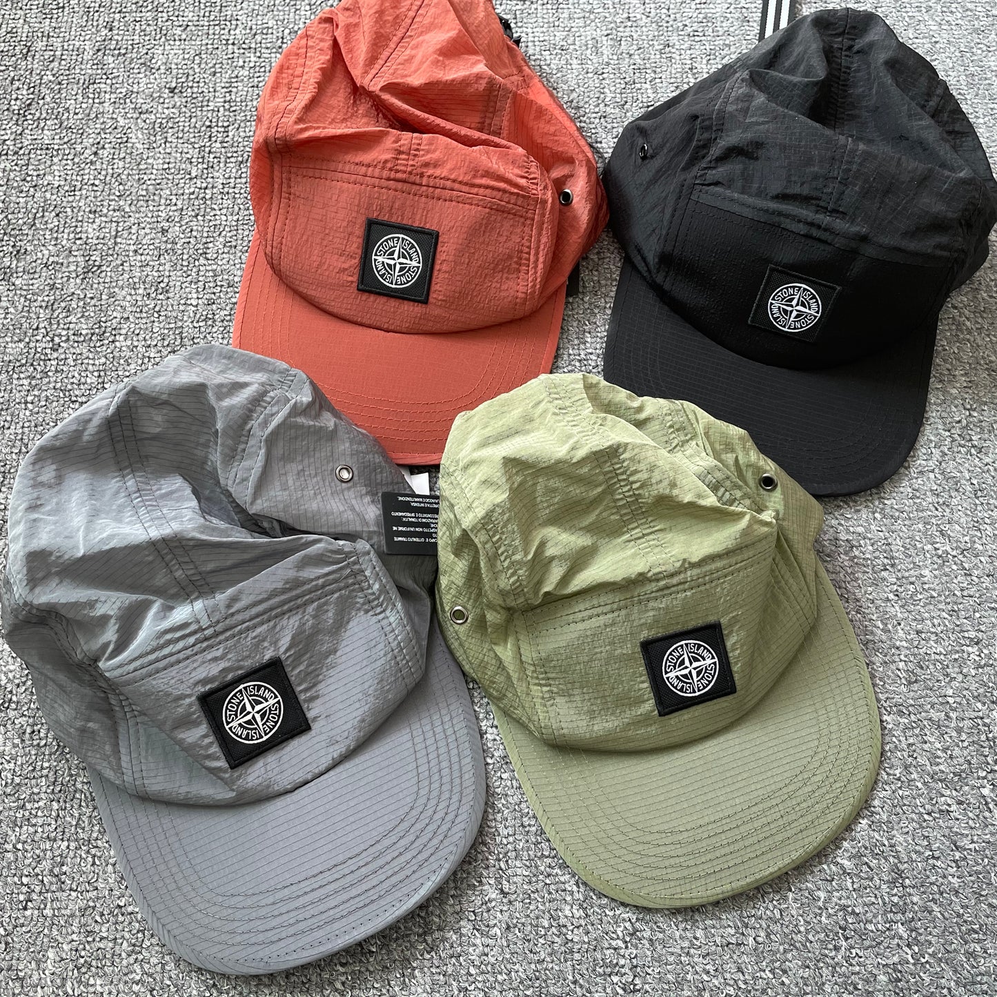 Nylon type Box Logo Caps