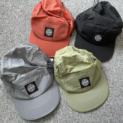 Nylon type Box Logo Caps