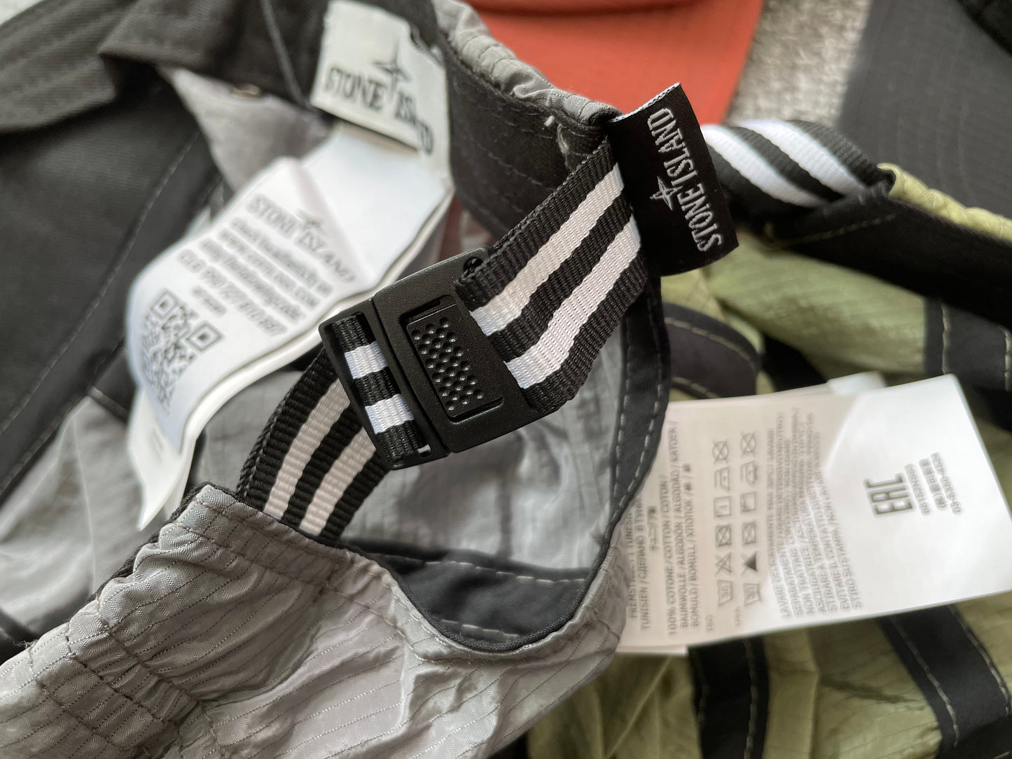 Nylon type Box Logo Caps