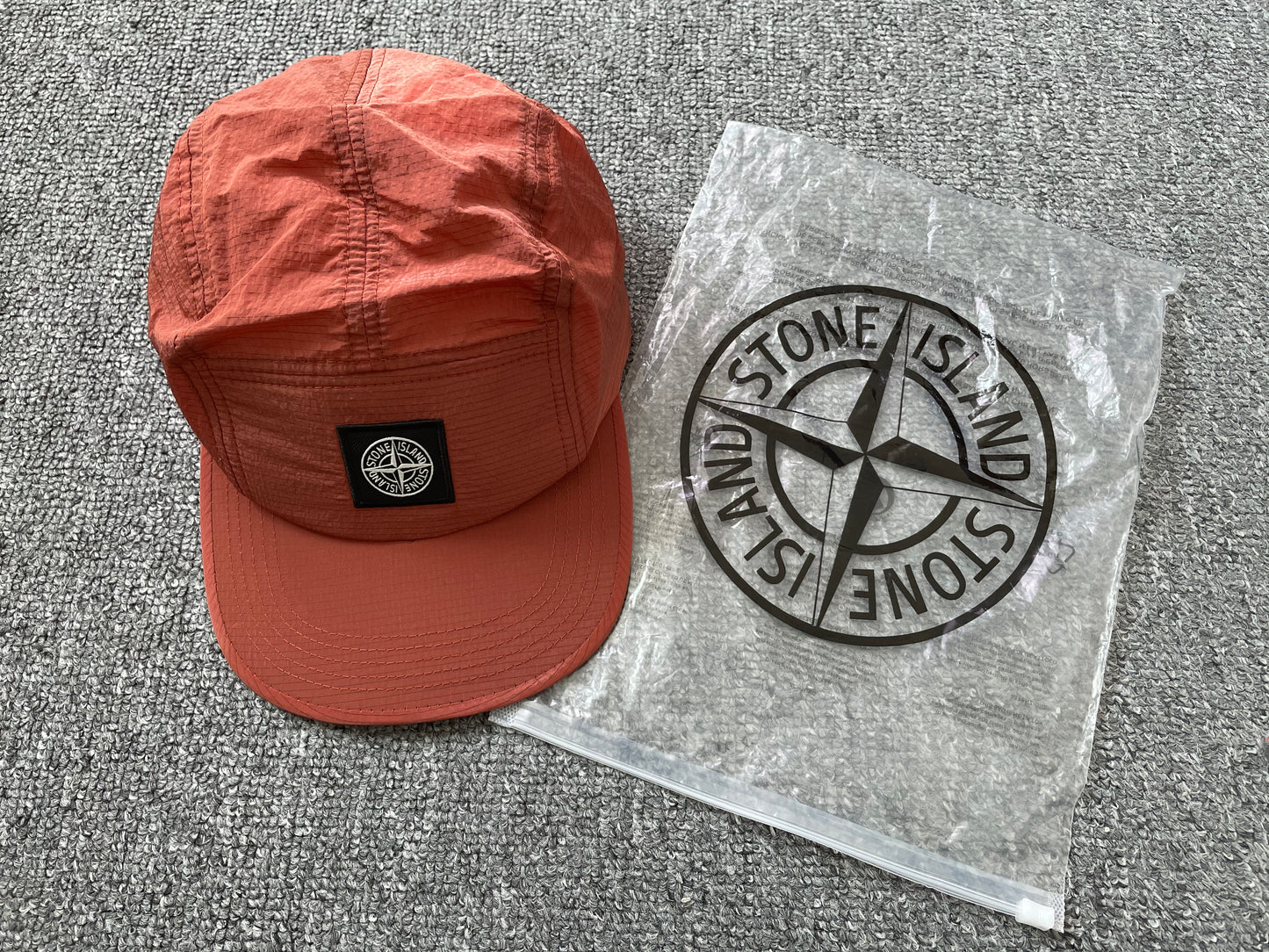 Nylon type Box Logo Caps