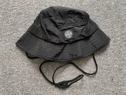 Nylon type Box Logo Bucket-Hat
