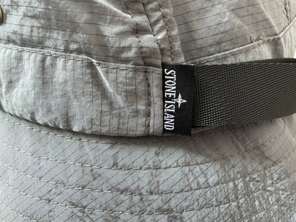 Nylon type Box Logo Bucket-Hat