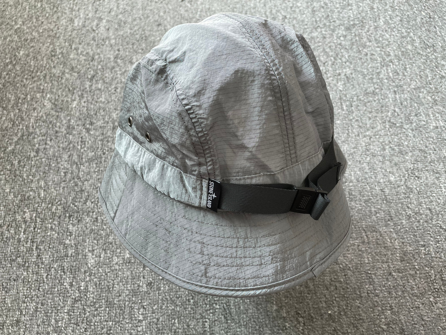 Nylon type Box Logo Bucket-Hat