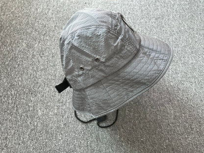 Nylon type Box Logo Bucket-Hat