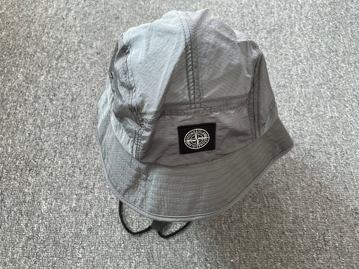 Nylon type Box Logo Bucket-Hat
